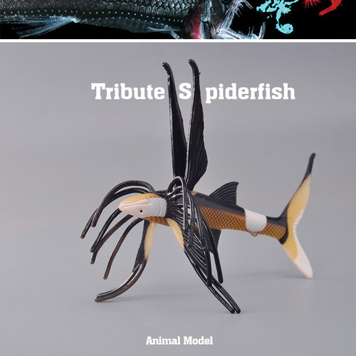 童德深海蛛鱼模型海洋动物玩具