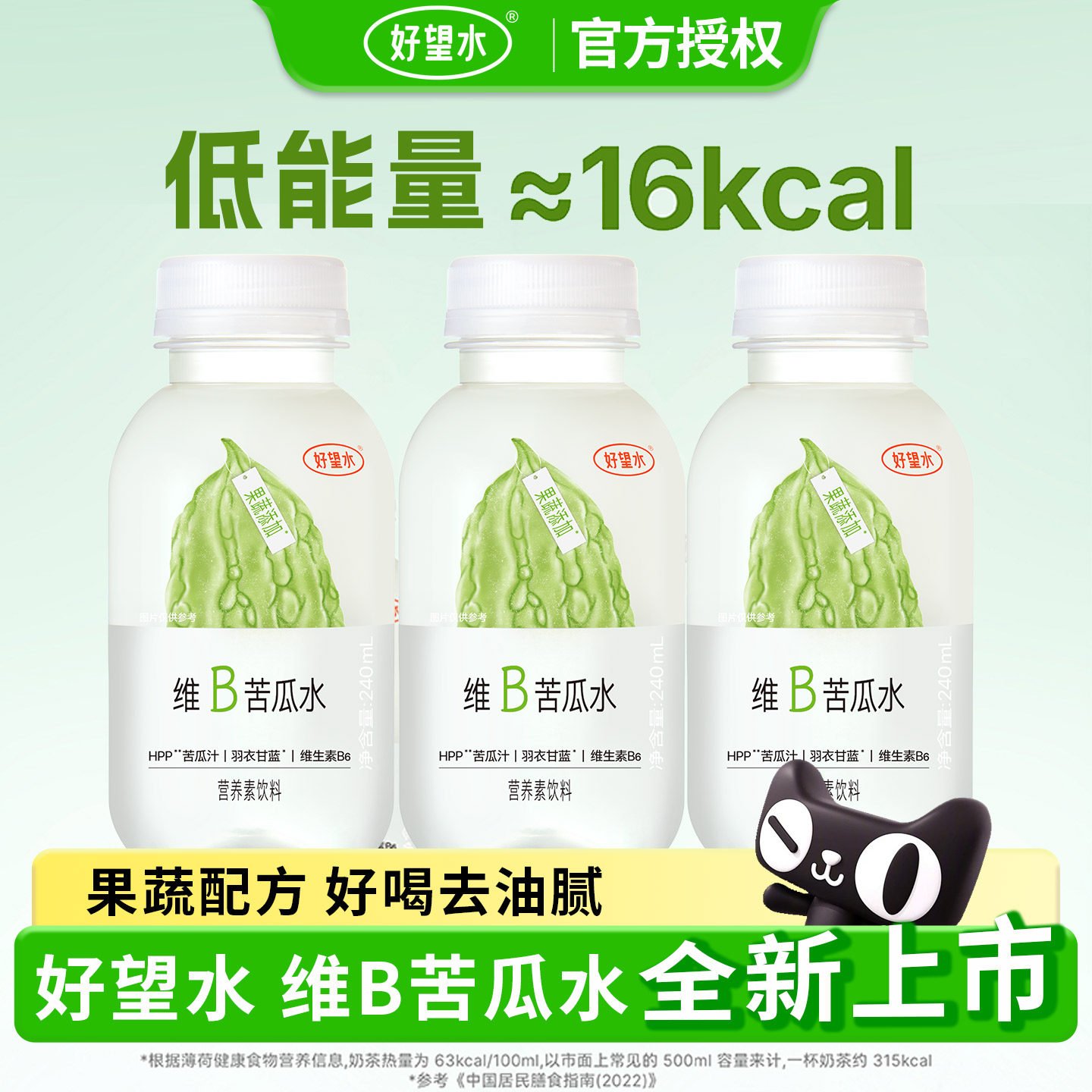 好望水维B苦瓜水240ml*10瓶整箱