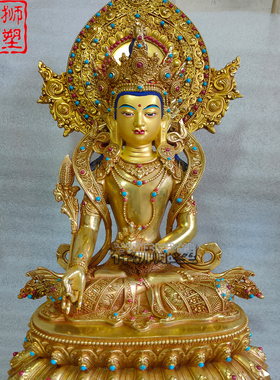 地藏王菩萨藏传密宗摆件佛堂供奉