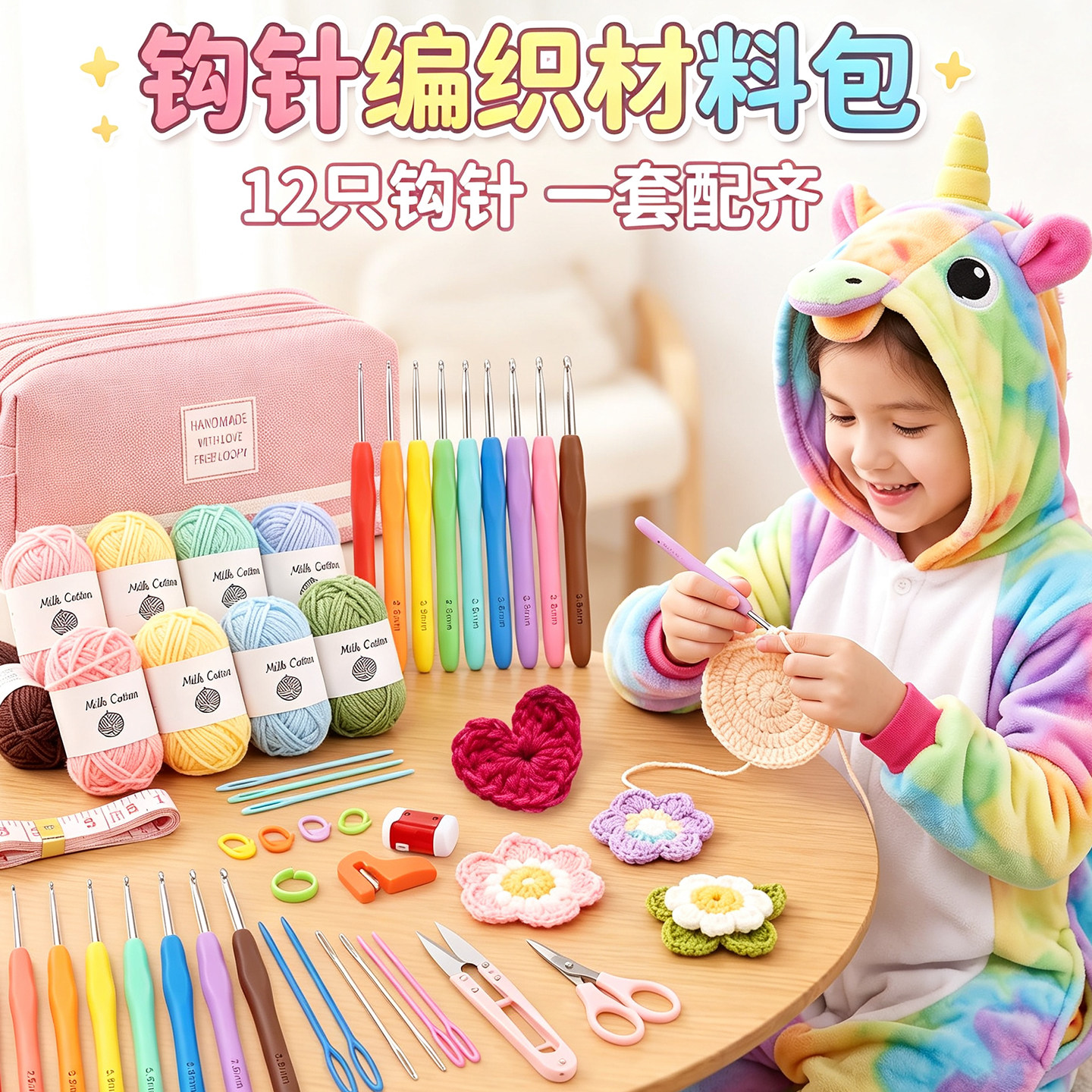 钩针工具全套套装~新手入门