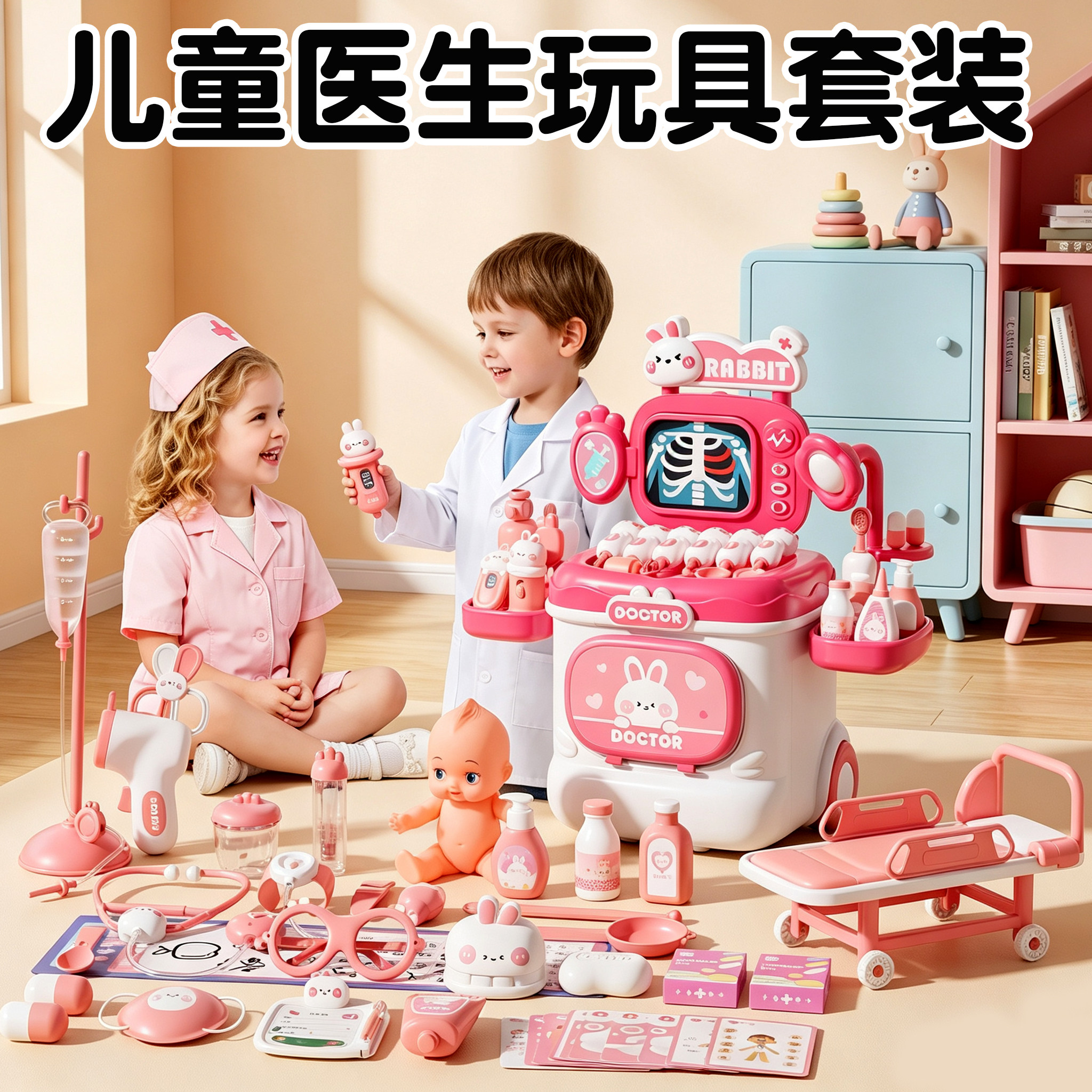 医生玩具套装女孩~儿童益智