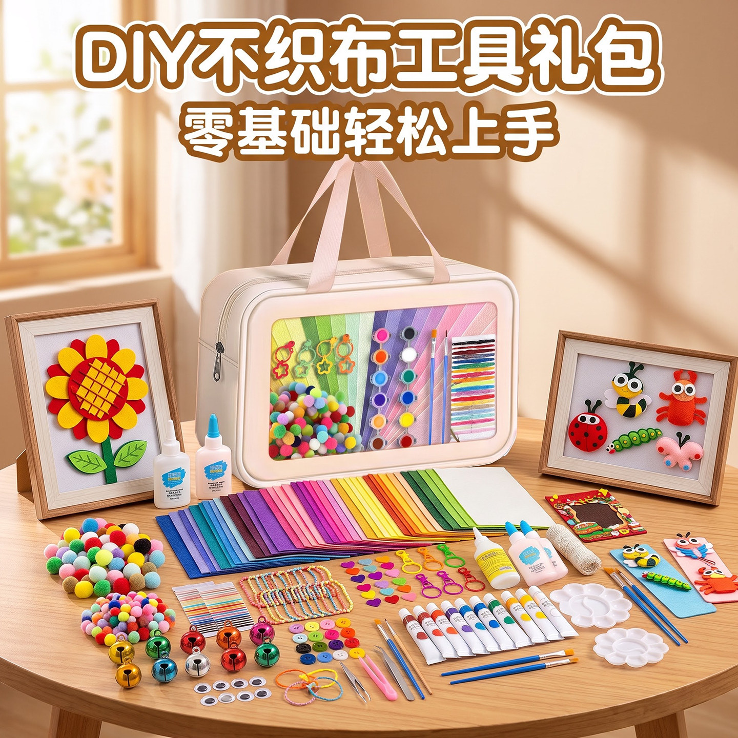加厚彩色不织布~diy手工相册