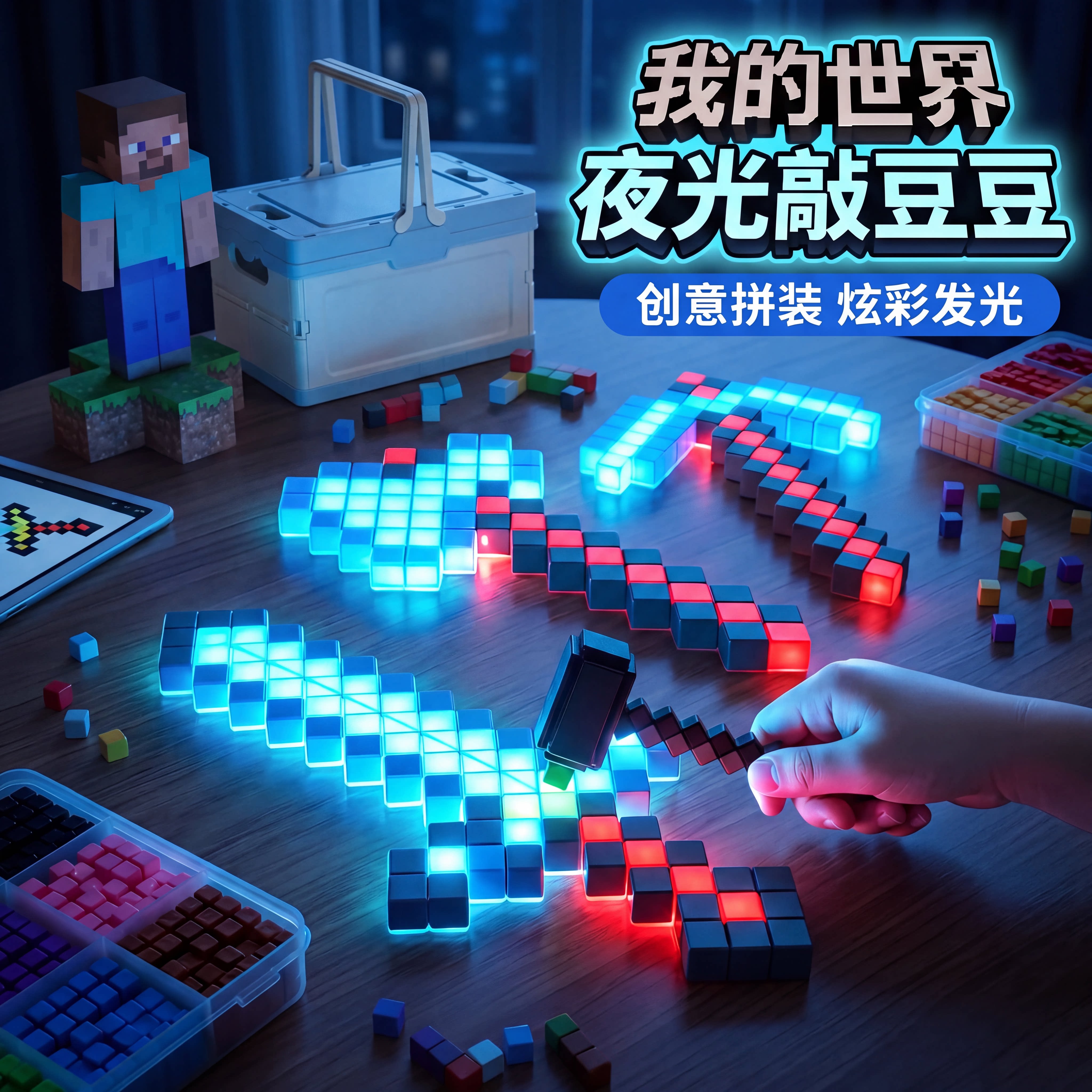敲豆豆夜光版【我的世界主题】