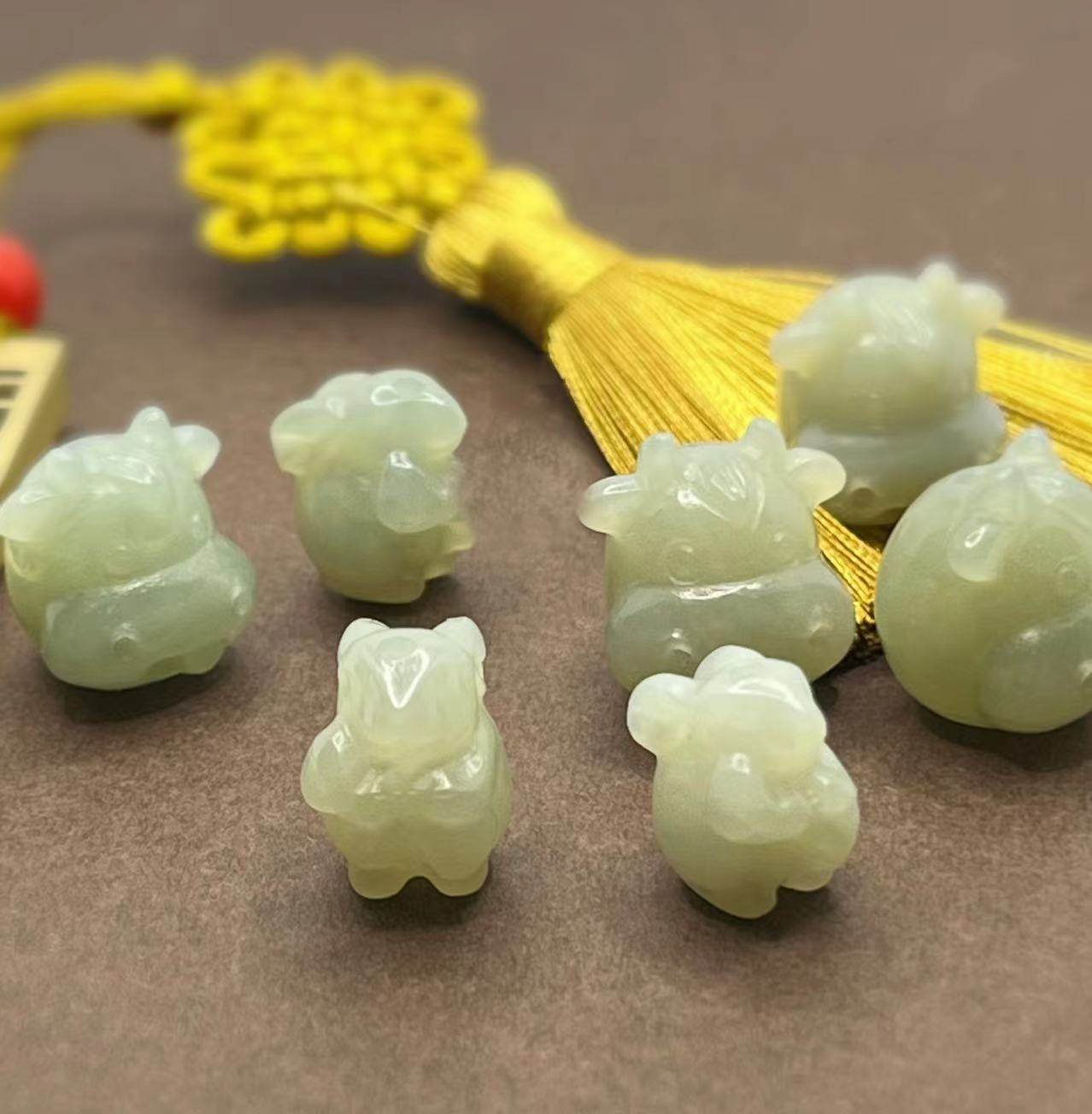 和田玉手串本命年十二生肖守护神