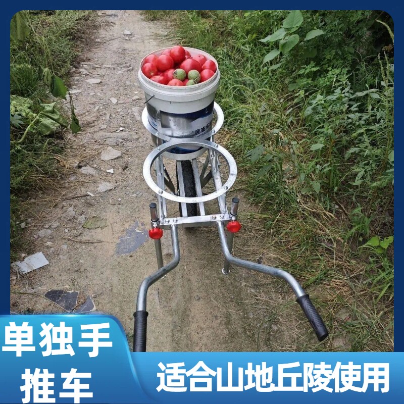 手推车蔬菜水果多功能懒人神器农用手推车加厚款新款新款轻便独轮