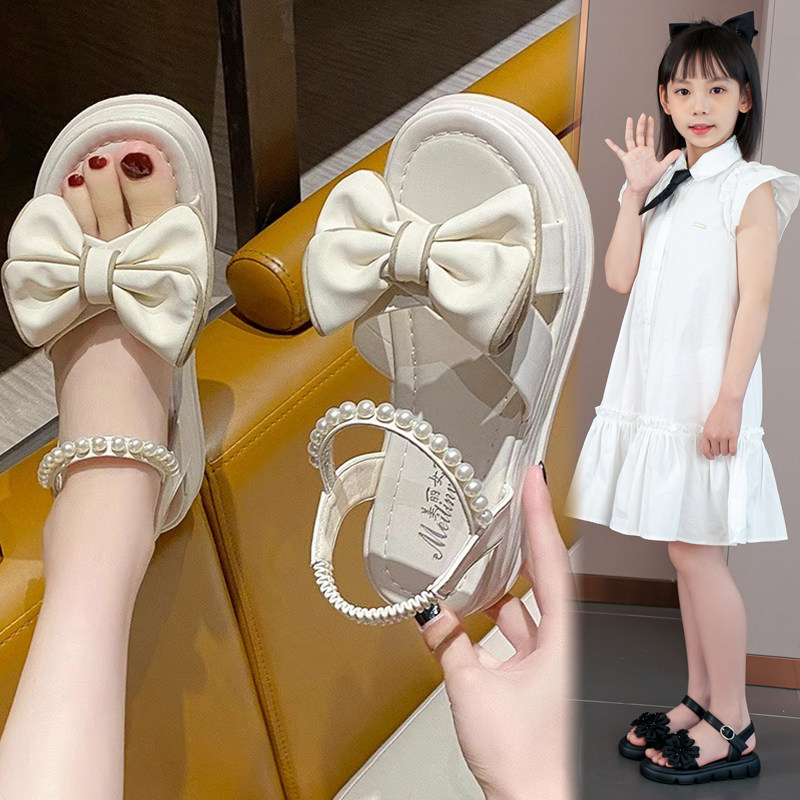 女童凉鞋夏款2025新款儿童洋气凉鞋公主小女孩软底防滑凉鞋儿童鞋,童鞋/婴儿鞋/亲子鞋,凉鞋,淘宝优惠券,粉丝福利购,淘宝优惠卷