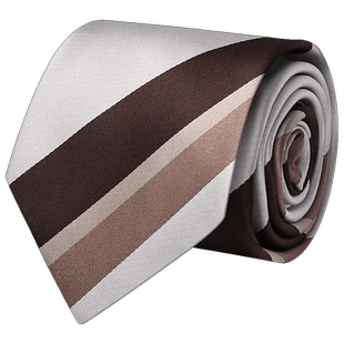 邦梵绅棕色复古领带男8cm西装休闲衬衫高档正装手打条纹领带绿