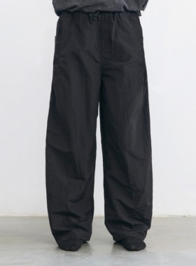 Terrawear 25FW宽松弯刀版型尼龙抗撕裂防泼水中性薄款休闲裤