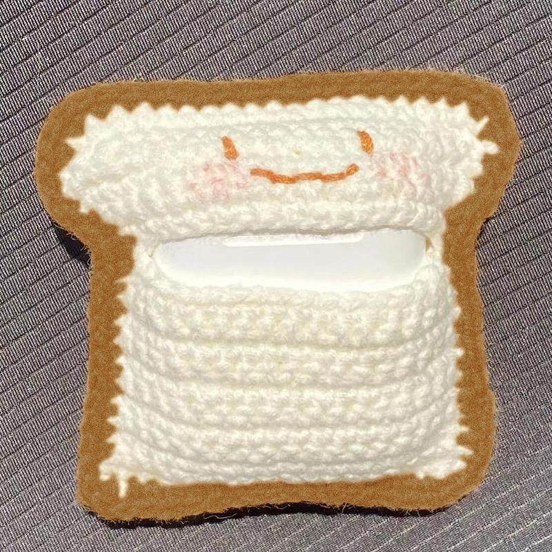 创意diy材料包毛线钩织吐司蓝牙耳机收纳包送闺蜜女友学生礼物,服饰配件/皮带/帽子/围巾,DIY编织材料包,淘宝优惠券,粉丝福利购,淘宝优惠卷