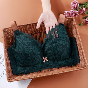 内衣女大码无钢圈胖mm全薄款胸罩