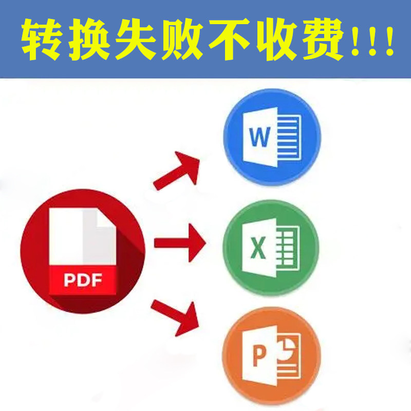 PDF文件转换world/PPT/Excel 格式文档软件 PDF可编辑工具