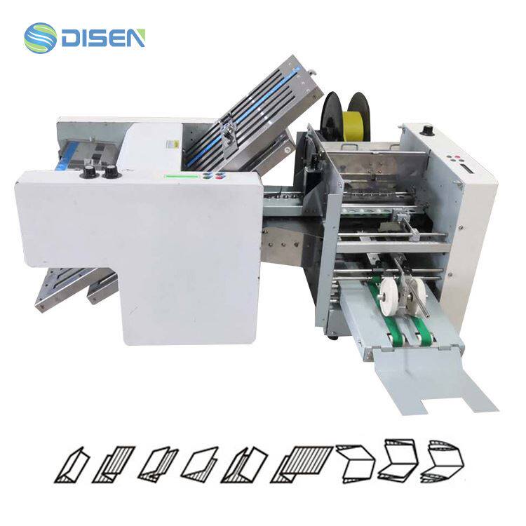 折梳手动调校可调速说明书折纸机4梳一刀自动栅刀混合式折页机a3