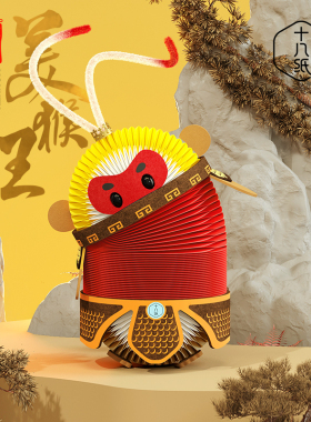 十八纸风琴美猴王桌面潮玩摆件