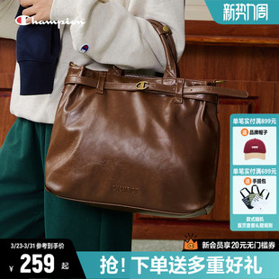 Champion冠军手提包女26新款单肩包大容量斜挎包通勤电脑包公文包