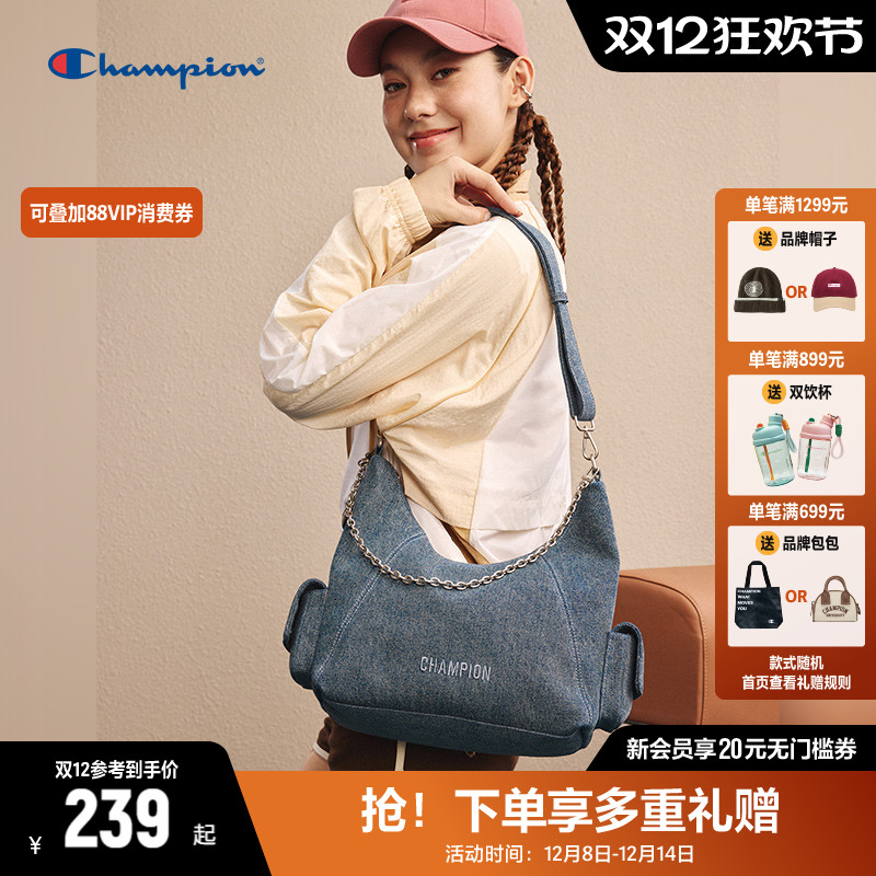 Champion冠军斜挎包女2025年新款