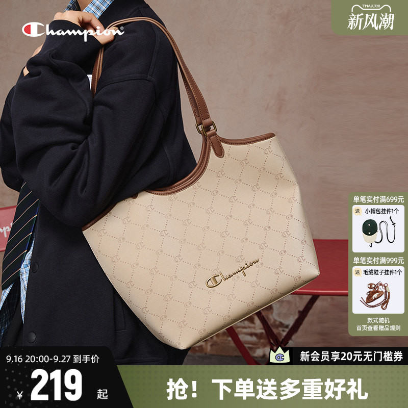 Champion冠军单肩包托特包图片
