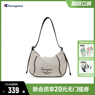 新款 Champion冠军单肩包女包2025秋季 牛角包挎包女士腋下包小肩包