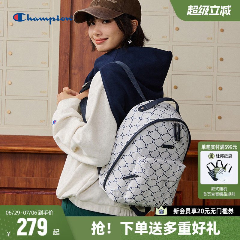 Champion冠军双肩包钻C背包书包