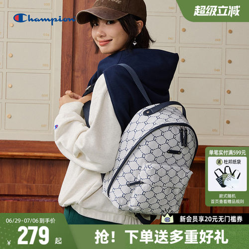 Champion冠军双肩包钻C背包书包