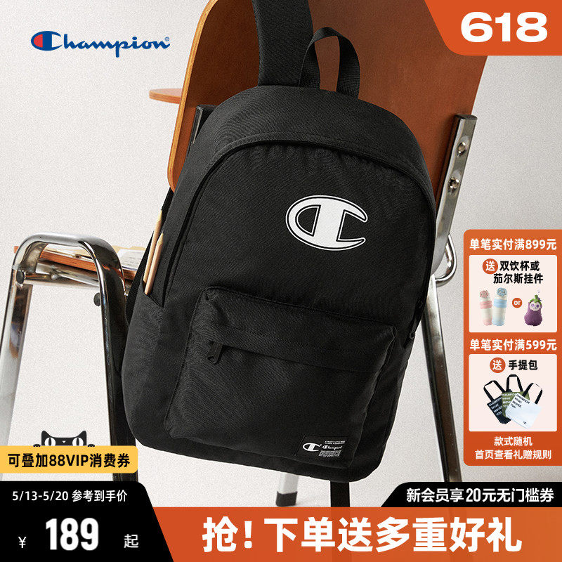 Champion冠军双肩包2026春新款男女情侣通勤书包旅游运动