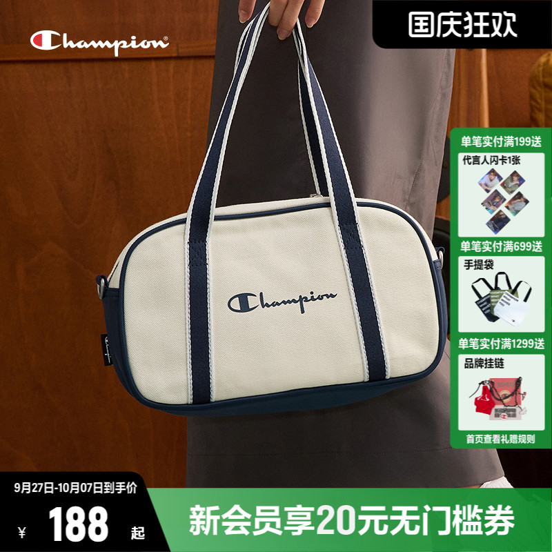 Champion冠军单肩包25年秋季新款网球包女包斜挎包情侣包包手提包