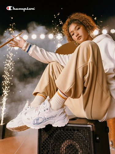 [Wang Junkai Private Server] Чемпион крем -пузырь пузырька папа обувь женщина женщина