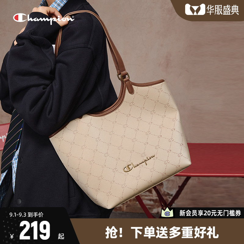 Champion冠军单肩包托特包图片