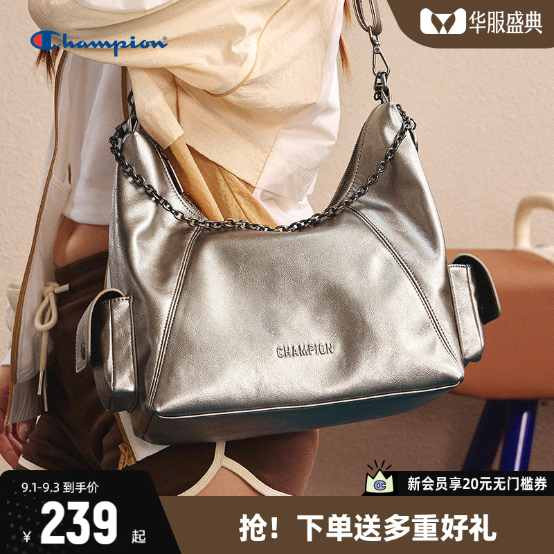 Champion冠军斜挎包女单肩包托特图片