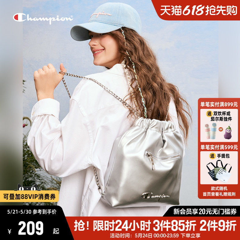 Champion冠军斜挎包女单肩包2026夏季新款双肩包休闲托特手提包包