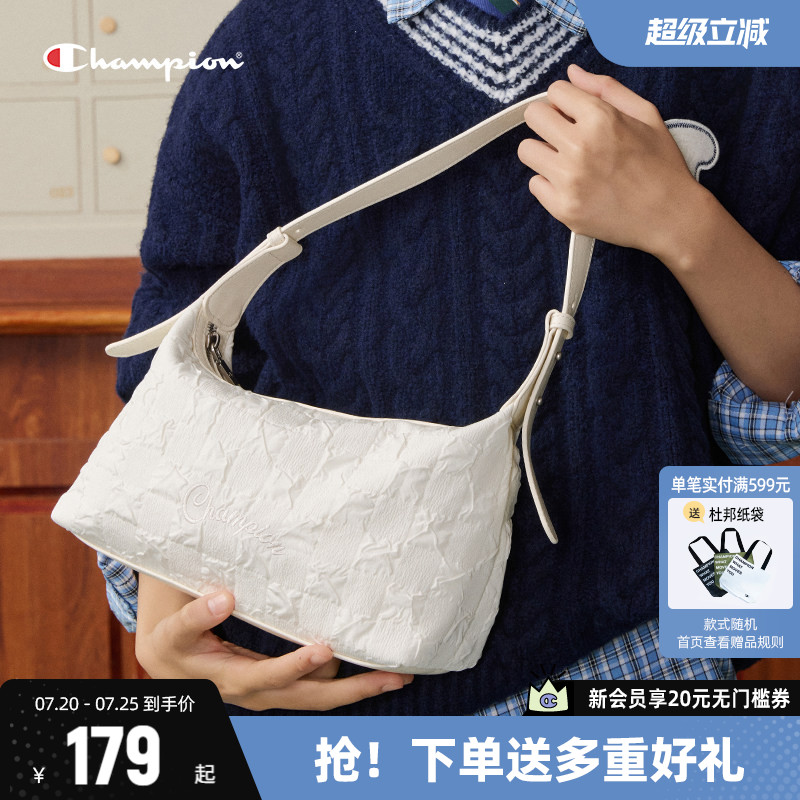 Champion冠军腋下包26春夏新款女小巧hobo单肩包潮流通勤背包