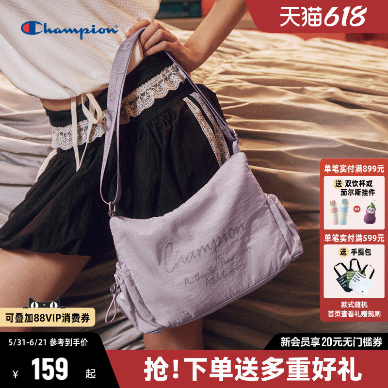 Champion冠军单肩包2026年新款男女包包幸运饼干手提包运动斜挎包
