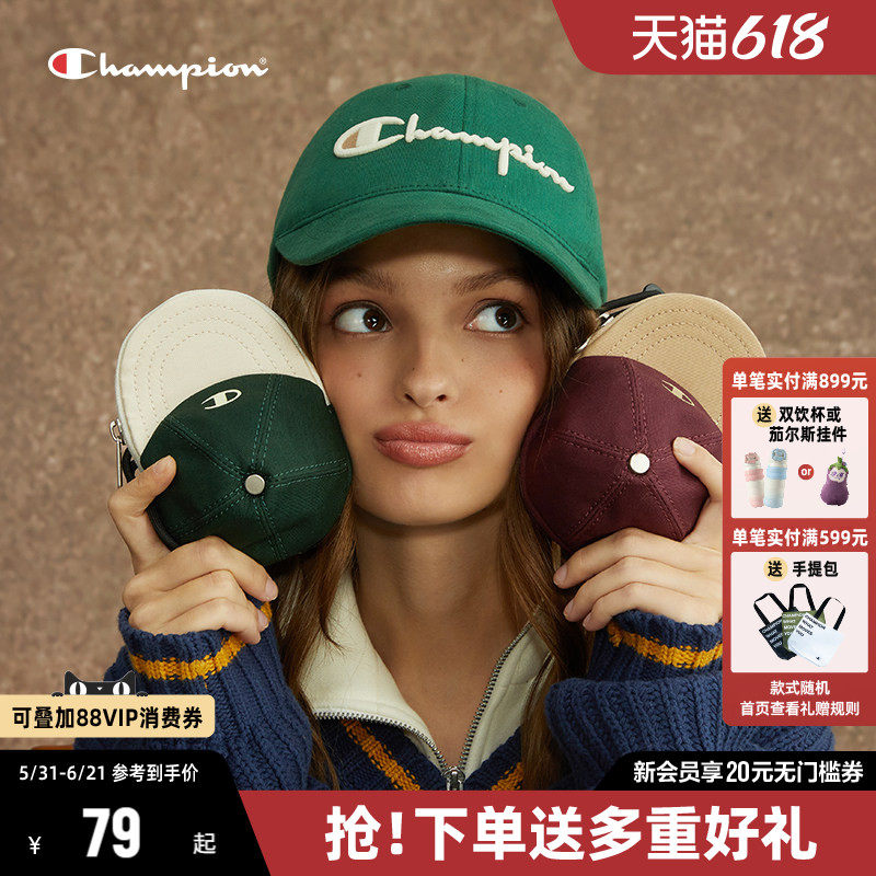 Champion冠军斜挎包女2026夏季新款小帽包单肩包男包情侣迷你包
