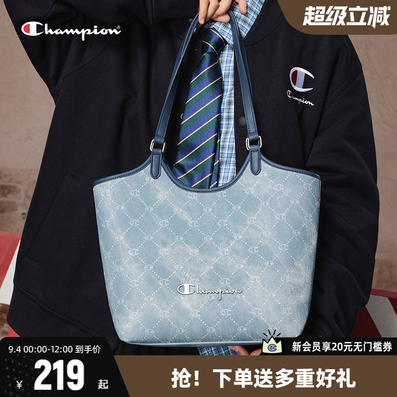 Champion冠军通勤女款单肩托特包图片