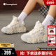 厚底板鞋 女款 鞋 Champion冠军热狗糕糕乐面包鞋 子休闲百搭小白鞋 男