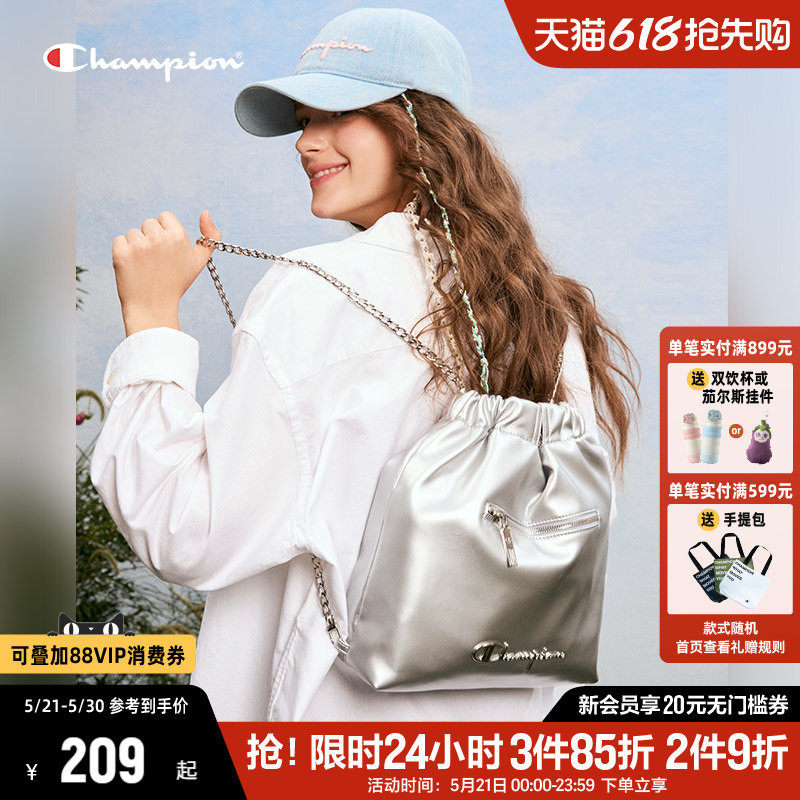 Champion冠军斜挎包女单肩包2026夏季新款双肩包休闲托特手提包包