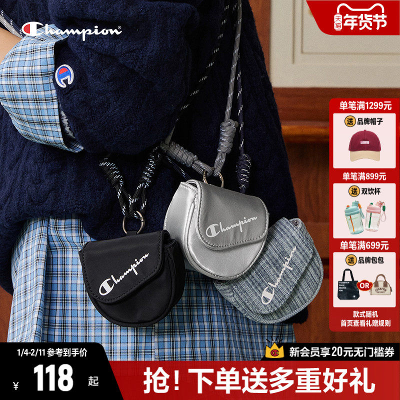 Champion冠军单肩包女包2026春夏新款迷你马鞍包包斜挎包小肩包男,箱包皮具/热销女包/男包,通用款女包,淘宝优惠券,粉丝福利购,淘宝优惠卷