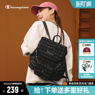 大容量背包女 书包休闲时尚 Champion双肩包女2026春季 新款