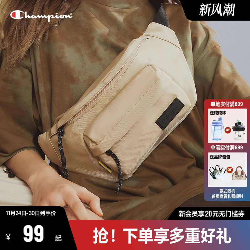 CHAMPION冠军斜挎包运动腰包胸包