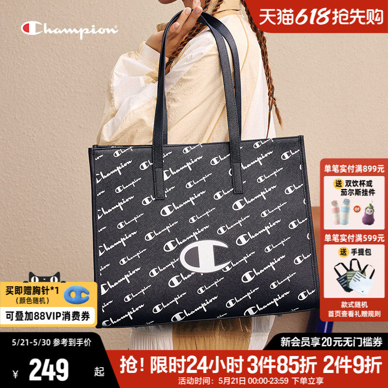 Champion冠军单肩包女2026年夏季通勤手提包托特包包大容量包女包