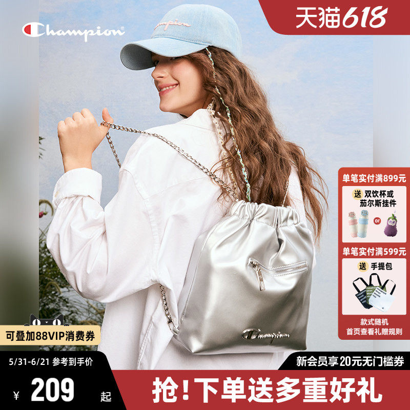 Champion冠军斜挎包女单肩包2026夏季新款双肩包休闲托特手提包包