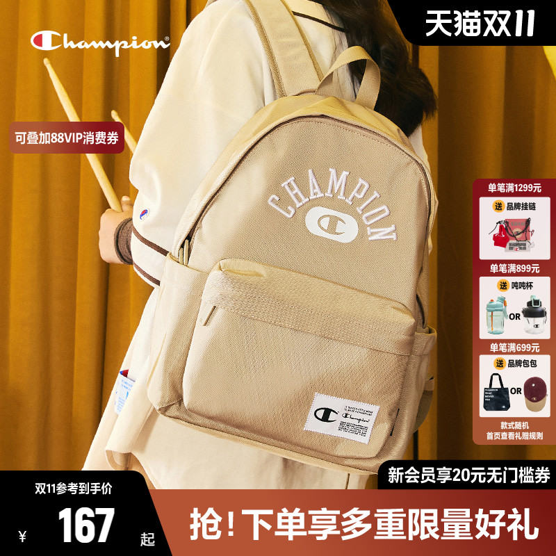 Champion双肩包女2025年新款