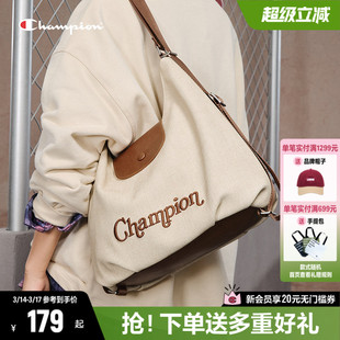 Champion冠军单肩包女2026春夏新款通勤手提托特包大容量斜挎包包