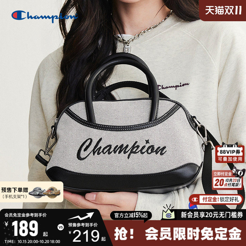 【预售】Champion冠军单肩斜挎手提三用包2026秋冬新款时尚百搭女