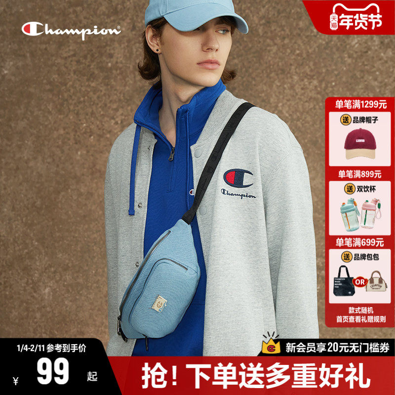 Champion冠军斜挎包女生2025秋冬新款胸包腰包单肩包男包情侣包,箱包皮具/热销女包/男包,通用款女包,淘宝优惠券,粉丝福利购,淘宝优惠卷