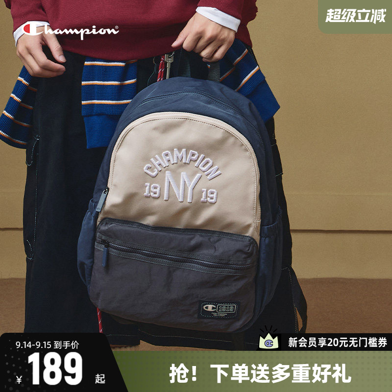Champion冠军双肩包情侣背包图片