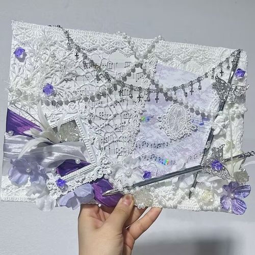 原创银色痛包diy送扎板材料全套