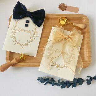 法式轻奢高级婚礼新郎新娘致辞誓言卡宣誓卡片宴会卡手卡请柬