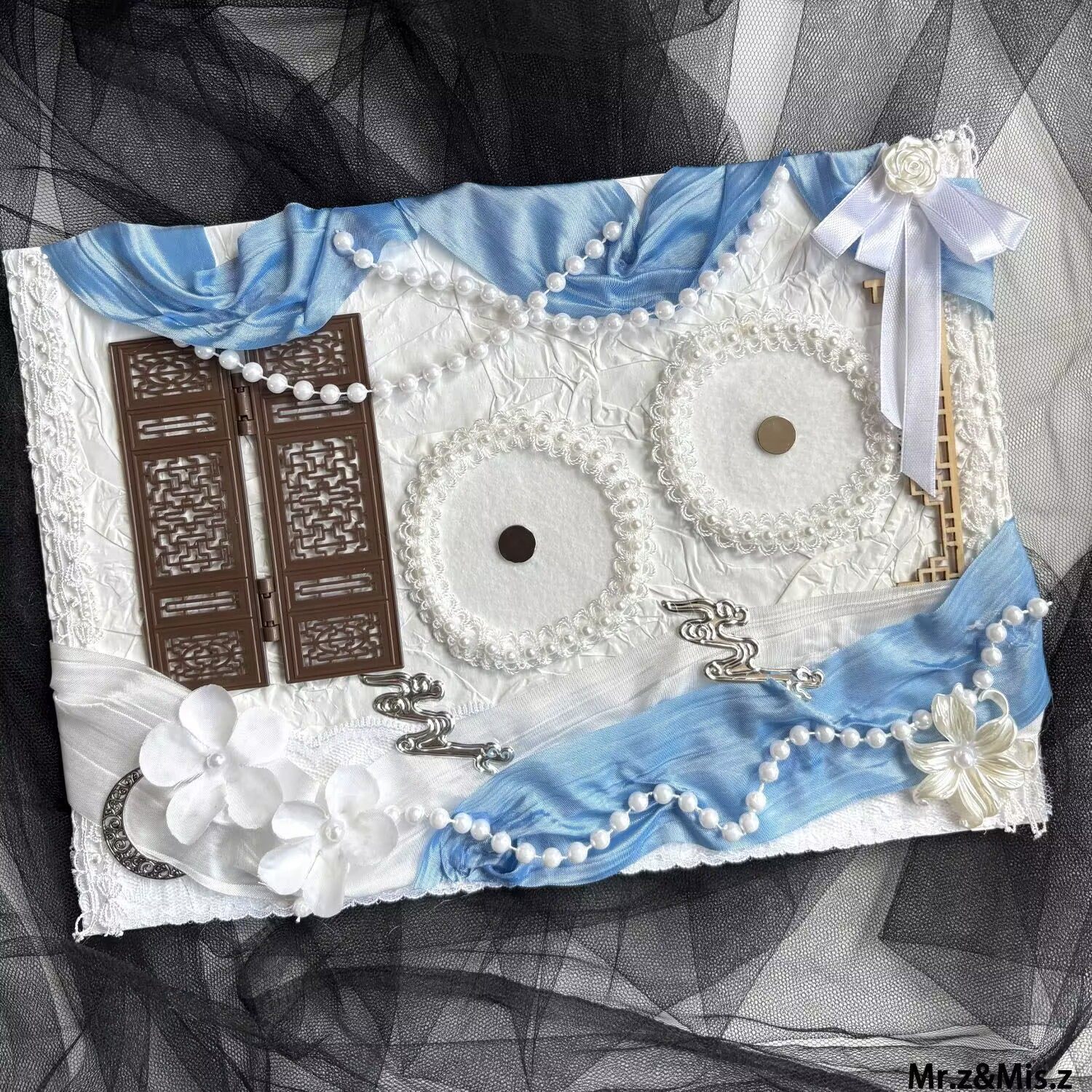 痛包diy材料蓝色扎痛包扎整套装配饰配件背景材料包装饰谷美道具,模玩/动漫/周边/娃圈三坑/桌游,谷美,淘宝优惠券,粉丝福利购,淘宝优惠卷