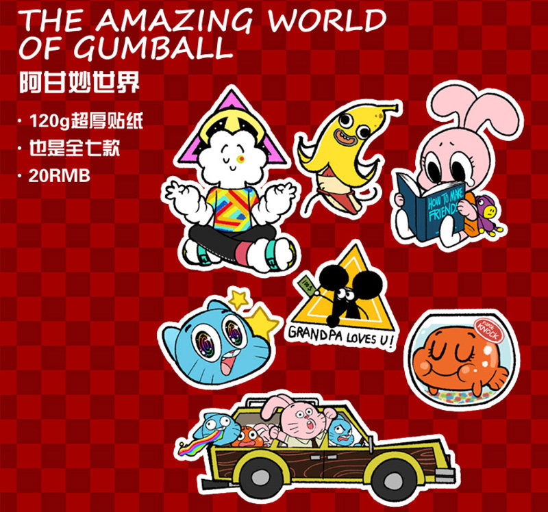 阿甘妙世界&马男波杰克周边 行李贴贴纸 同人作者寄卖/rc