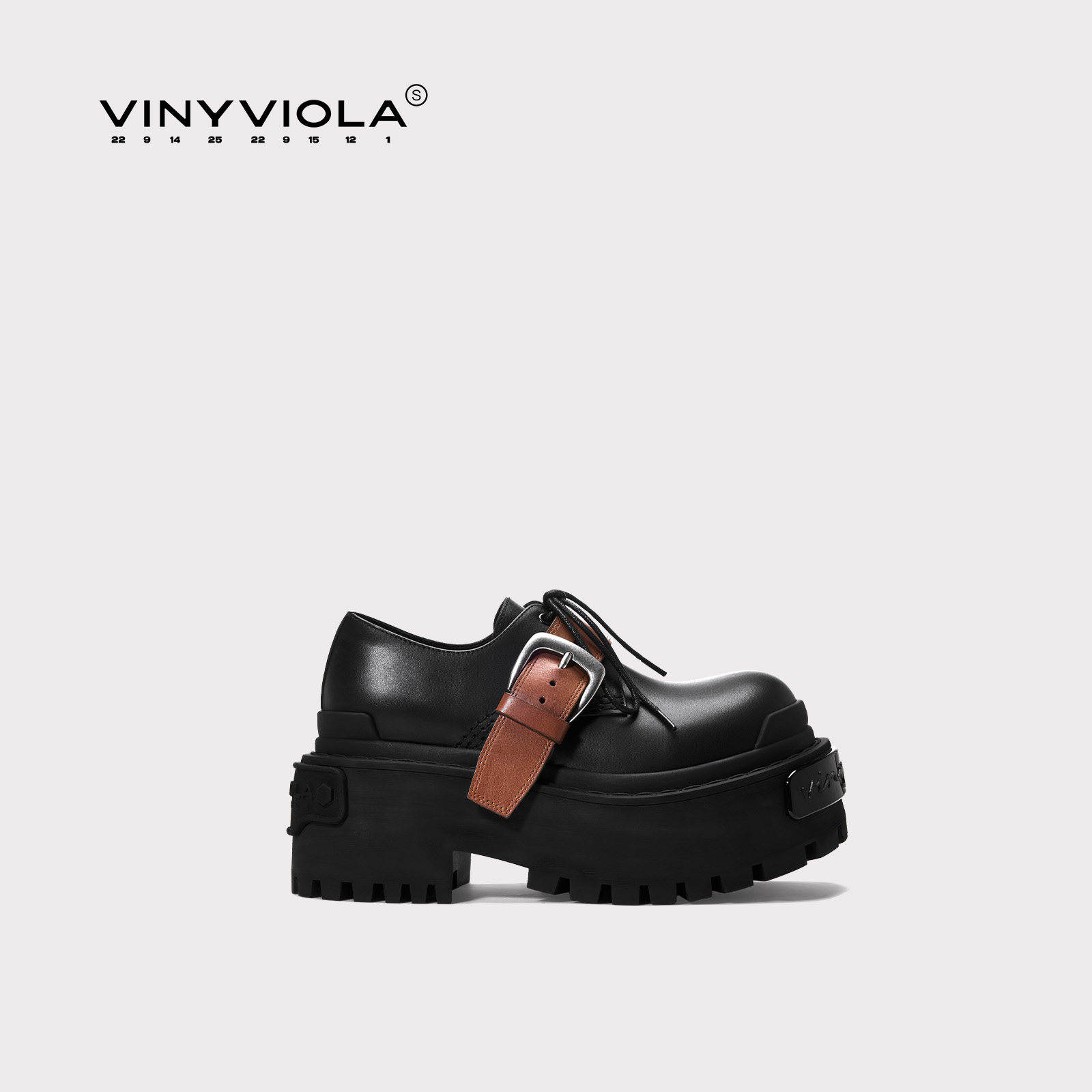 【周深同款】VINYVIOLA维尼维拉春夏玛丽珍增高厚底设计师皮鞋